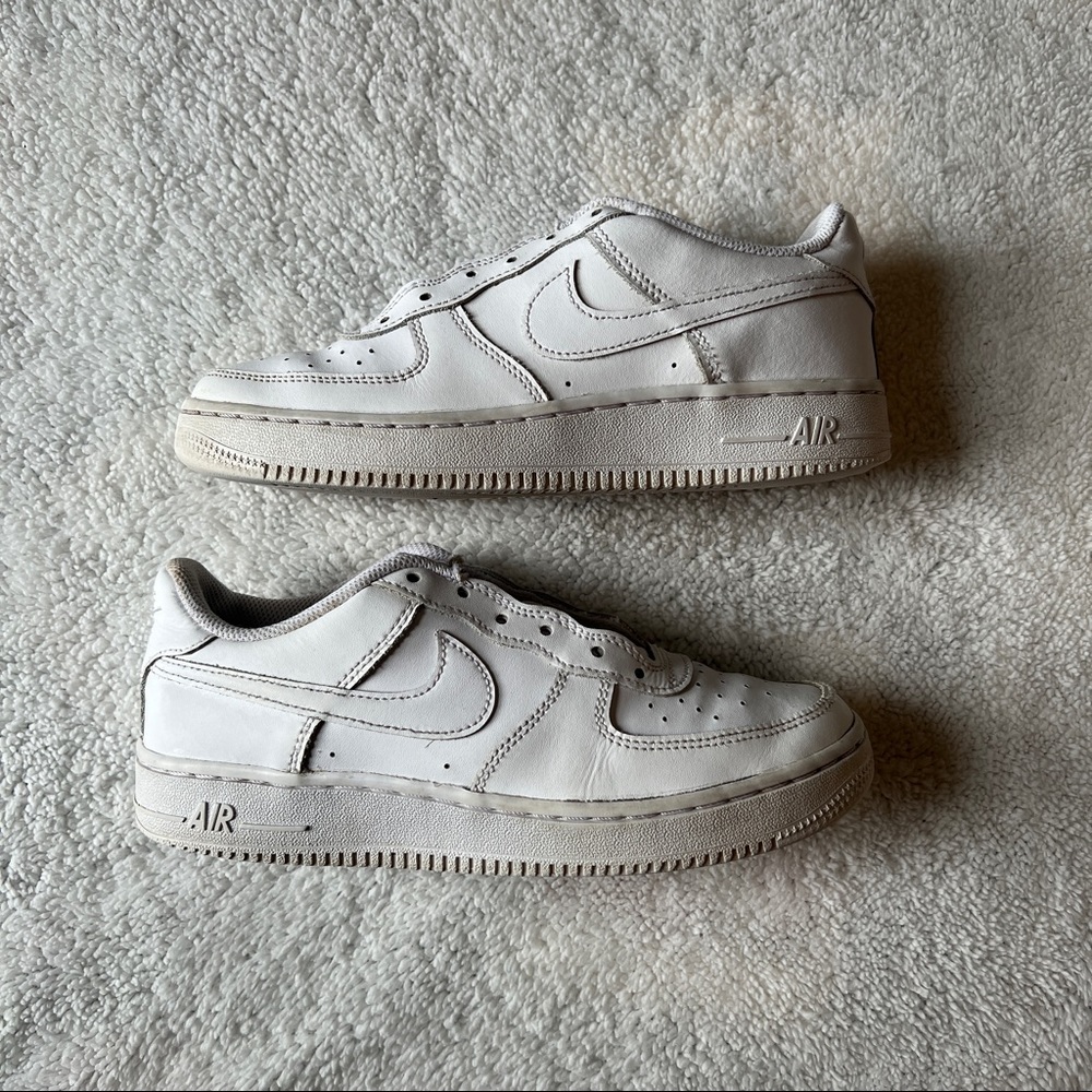 Nike Air Force 1 Low White/White Sz 5Y / 7W